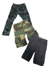 Lot of 3 kid boys cargo shorts and pant size 5