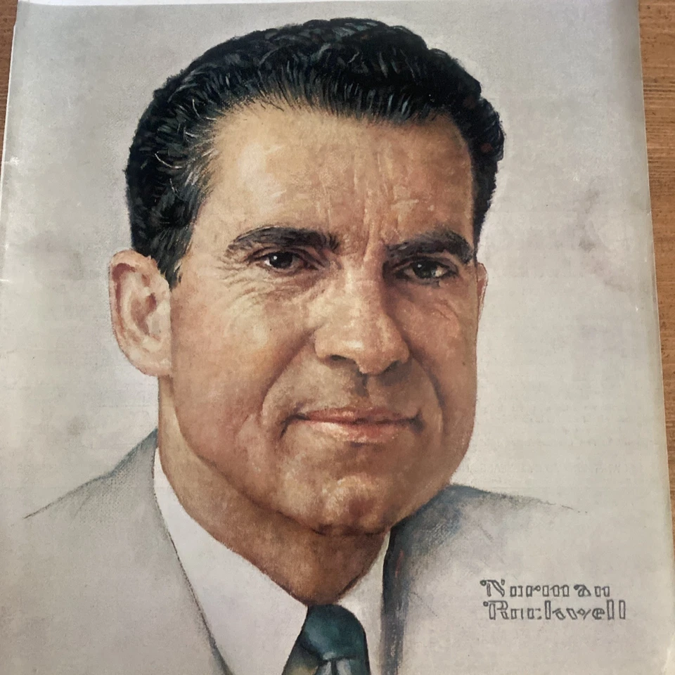 Saturday Evening Post Nov 5 1960 With Candidate Nixon Norman Rockwell Cover - Image 2 of 4