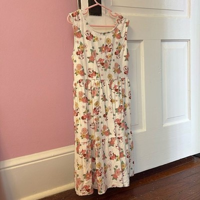Disney Jumping Beans Limited Edition Minnie Mouse Tiered Bow Back Dress Size 10