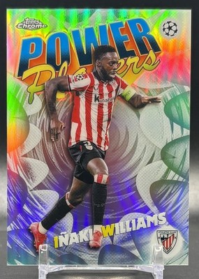 2025-26 Topps Chrome UEFA UCC #PP-17 Inaki Williams Athletic Club Power Players
