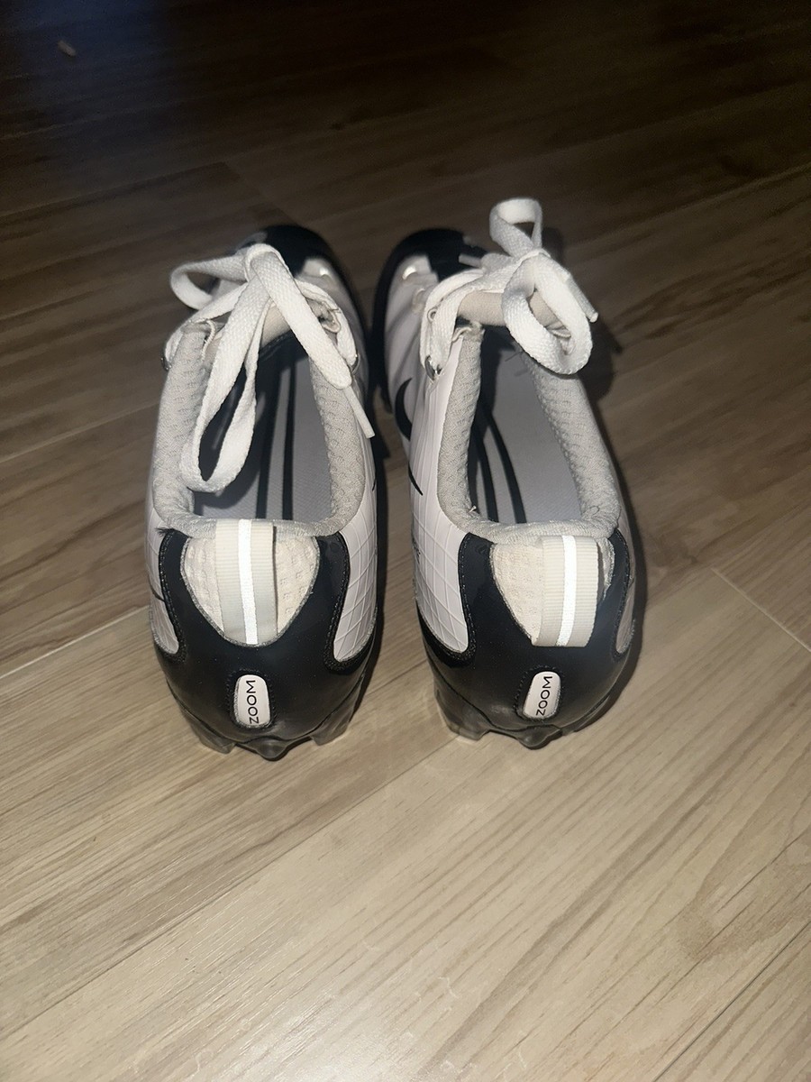 Nike Men's Zoom Vapor Carbon Fly TD Football Cleats White/Black