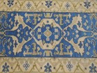 Turkish Oushak Rug, Modern Multicolored Handmade Bohemian Rug 2.6x9.8 Ft — photo 9