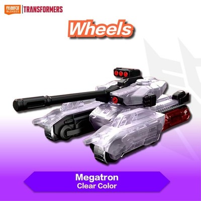 Blokees Transformers Wheels C01 IDW-Megatron Clear Color 1:64 Vehicle Model Kit