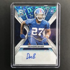 2019 Spectra Deandre Baker Rookie Auto Blue 35/99