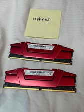 USED G. SKILL Ripjaws V 2 X 16GB DDR4 3000 Memory - F4-3000C16D-32GVRB