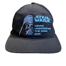 NWOT Star Wars Never Underestimate Dark Side Snapback Hat Darth Vader YOUTH Cap