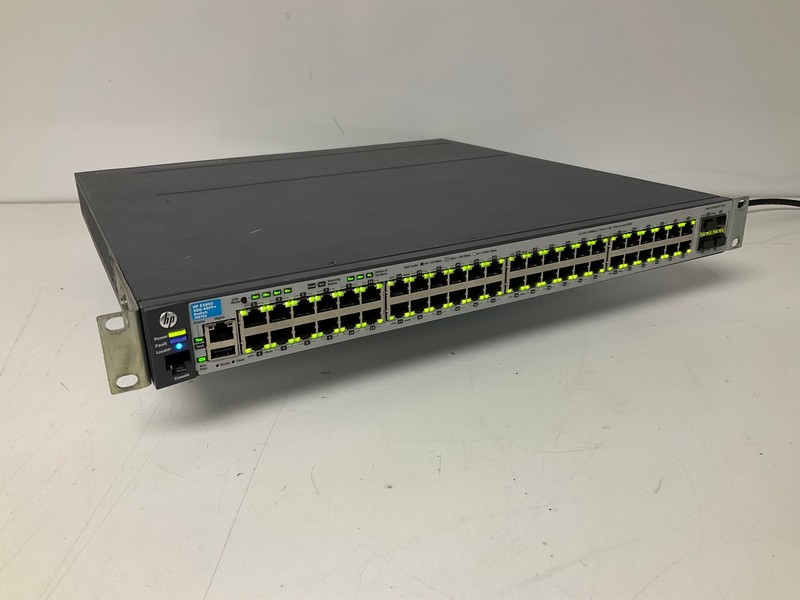 HP E3800-48G 48-Port Gigabit Managed Switch with 4× SFP+ – J9576A