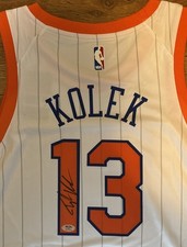 Tyler Kolek Signed Autographed New York Knicks City Jersey PSA/DNA COA