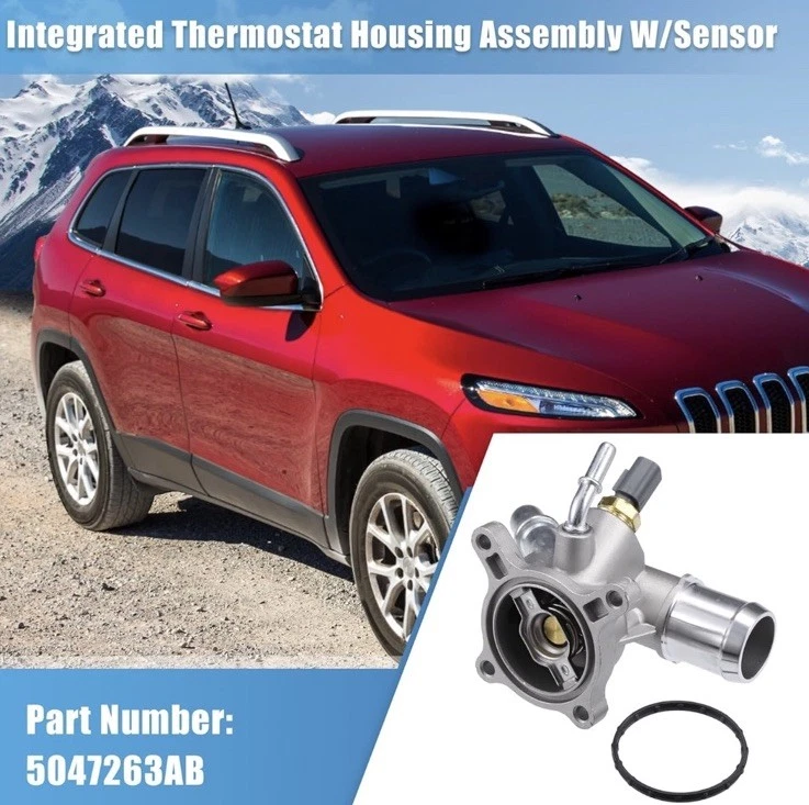 Thermostat Housing for Jeep Cherokee 2018-2014 Dodge Dart 2016-2013 2.4L - Image 2 of 3