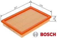 Bosch F026400222 Luftfilter Luftfiltereinsatz