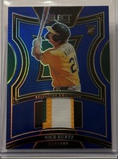 2025 Panini Select 🔥Nick Kurtz🔥 Blue Selective Swatches  (RC) /49 #SS-NK
