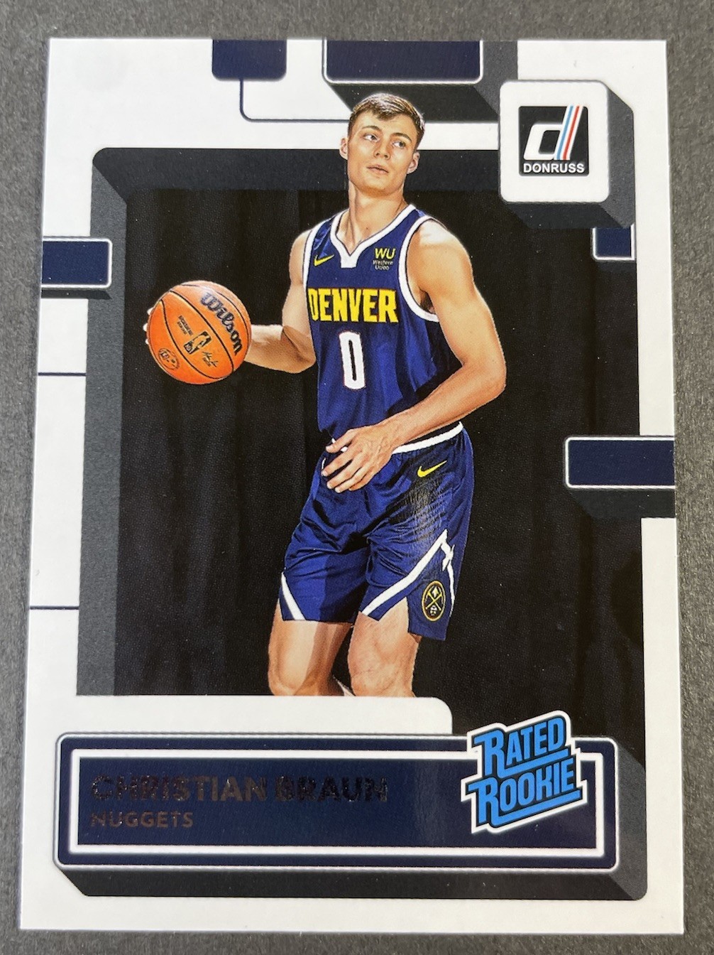 2022-23 Panini Donruss - Rated Rookie Christian Braun #221 (RC)
