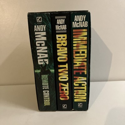3 Andy McNab Hardcover Book Bundle in box