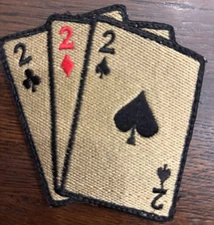 IRAQ US ARMY OPERATION INHERENT RESOLVE TRIPLE DUCE PATCH ~3”x3” NEW HOOK BACK