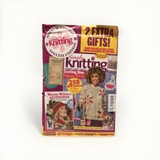 Simply Knitting Magazine Special Edition Winter Knits Pattern Book  Gifts As is