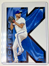 Max Scherzer 2025 Topps Series 2 K-Zone Die-Cut SSP #KZ-21