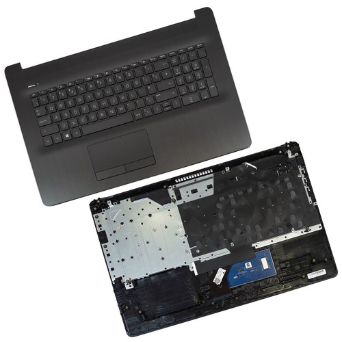 Replacement For HP 17-BY4401ND Laptop Palmrest Touchpad Gloss UK Keyboard Black - Bild 3 von 6
