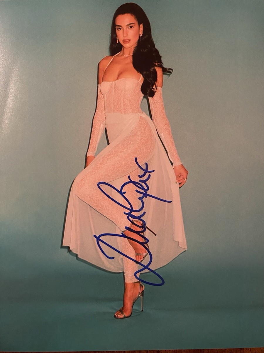 Dua Lipa Signed Autographed Photo With COA Singer New Rules Levitating  IDGAF | eBay