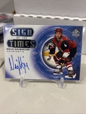 2021-22 Sp Authentic Niklas Hjalmarsson Sign Of The Times Auto