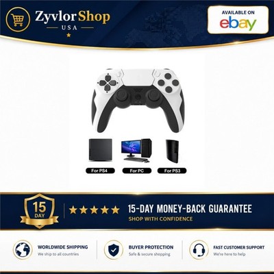 GAMINJA P48 Wireless Gamepad Bluetooth Controller for PS4 PS3 PC
