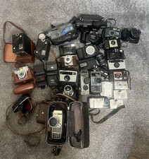 20+ Vintage Cameras Joblot Spares Or Repairs Kodak, Fujifilm, Sony, Canon Etc.