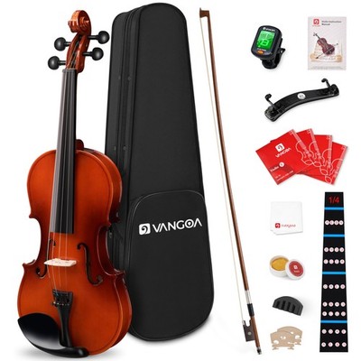 1/4 Violin Fiddle, Quarter Size for Beginners