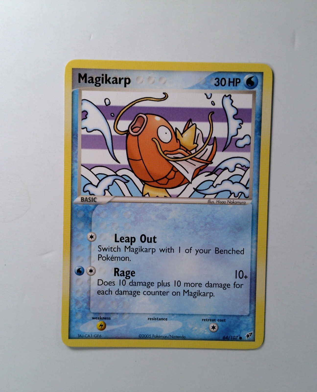 Magikarp 64/107 - EX Deoxys - Regular Common Pokemon Card NM