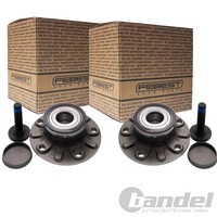 2X Febest Radnabe Mit ABS-RING Hinten Passend FüR Audi A3 Q2 Seat Altea Ateca LE