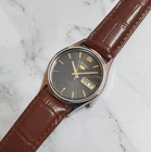 Seiko SKXQ63 1999 Black Linen Sunburst Dial Retro Rare Vintage Automatic JDM OEM