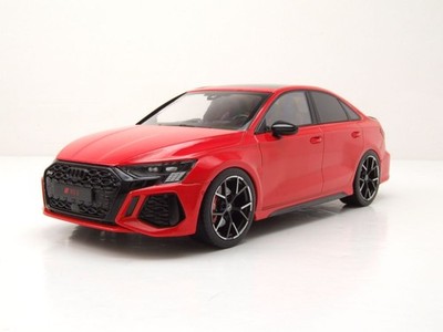 Audi RS3 Limousine 2022 rot Modellauto 1:18 MCG