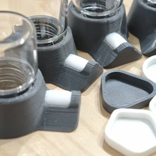 Set of FIVE feeders, 5mL each Water feeder  perfect for ants and jumping spiders