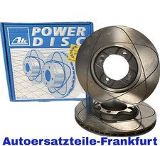 2x ATE POWER DISC BREMSSCHEIBEN MAZDA 323 III 3 Hatchback BF Station Wagon VORNE