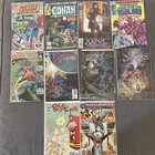 Random Lot Of 10 Comics Superman Conan Justice League comic book lot