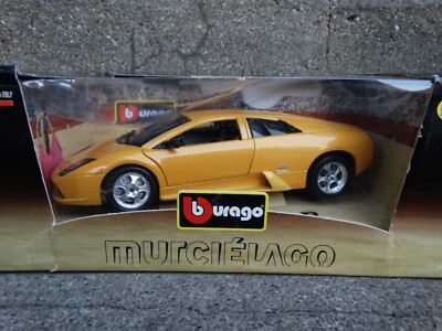 Bburago Lamborghini Murcielago 1:18 Scale Diecast Model Car Yellow