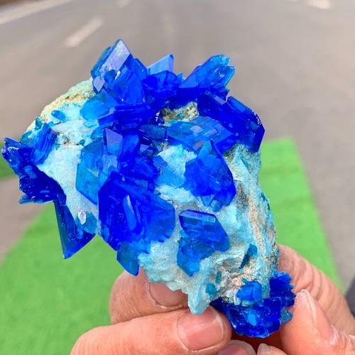 99G Newly discovered Blue Potassium alum Crystal cluster Stunning Crysta - 第 21/23 張圖片