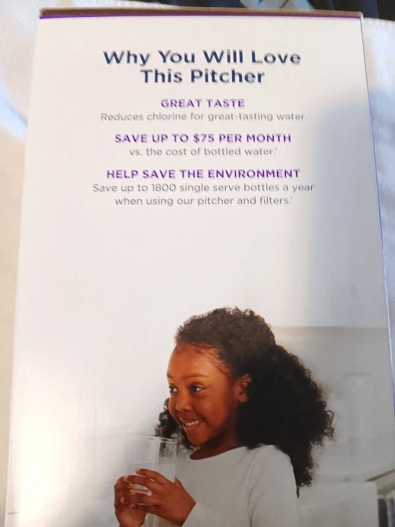 PUR Water Pitcher & Dispenser Genuine PUR with 1 Filter - Image 2 of 4