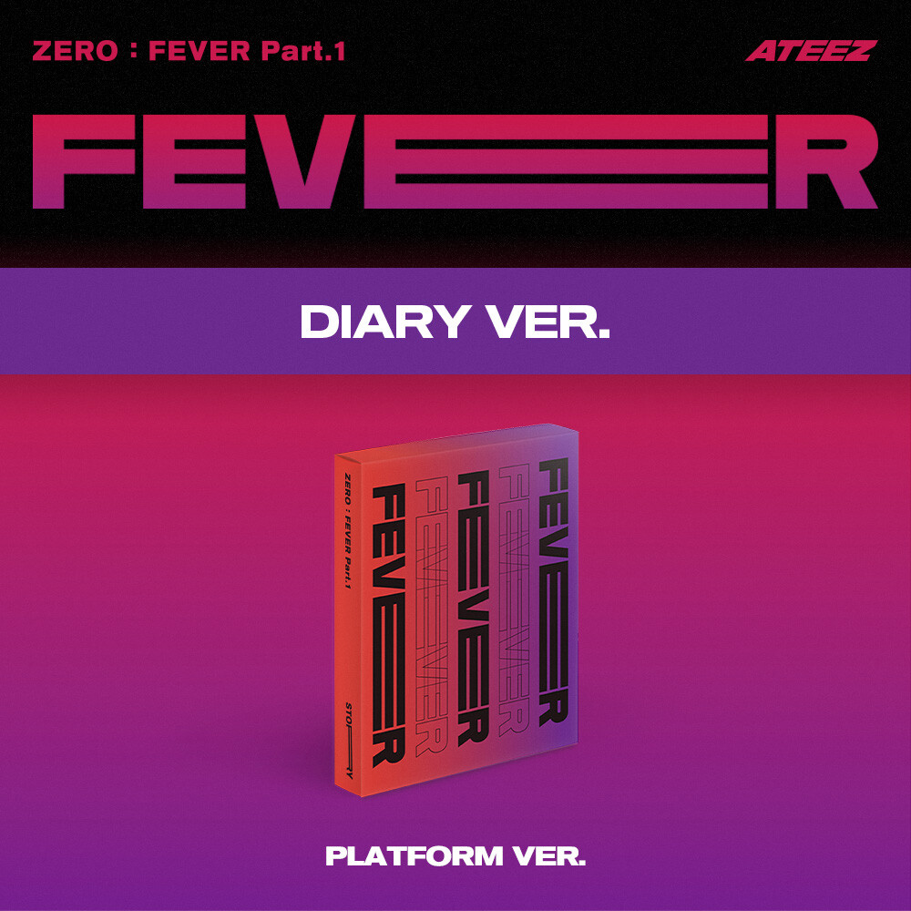 ATEEZ ZERO : FEVER Part.1 Platform ver QR+Photocard+Etc+Tracking