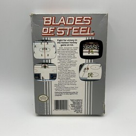 Nintendo NES Blades Of Steel CIB Complete Authentic Tested & Working Konami 1988