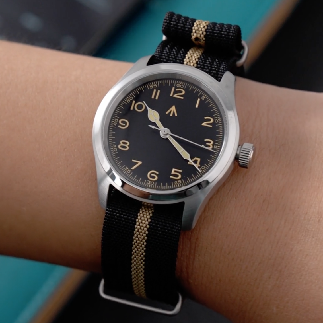 Militado ML08 Military Murph Stainless Steel Field Watch VH31