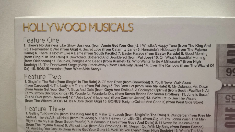 HOLLYWOOD MUSICALS 5 CD Box Set 75 Remastered Songs Original Performers Awesome! - Image 4 of 4