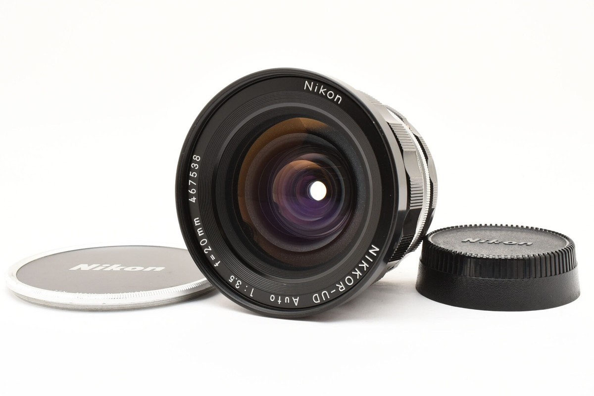Nikon Nikkor-UD Auto 20mm f/3.5 non Ai MF Wide Angle Lens from