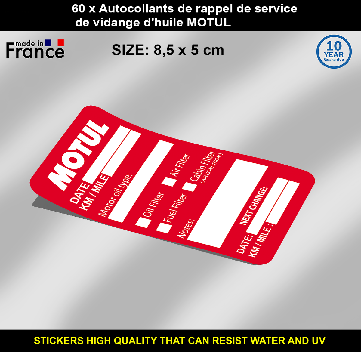 120 Pièces Étiquette De Vidange D'Huile, 5 Cm Autocollant De Rappel De Changement D'Huile Amovibles Autocollants De Vidange D'Huile Adhésifs Statiques Sans Résidus Pour Véhicule Fenêtre