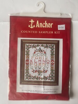 Anchor Counted Cross Stich Kit Oakleaf Sampler
