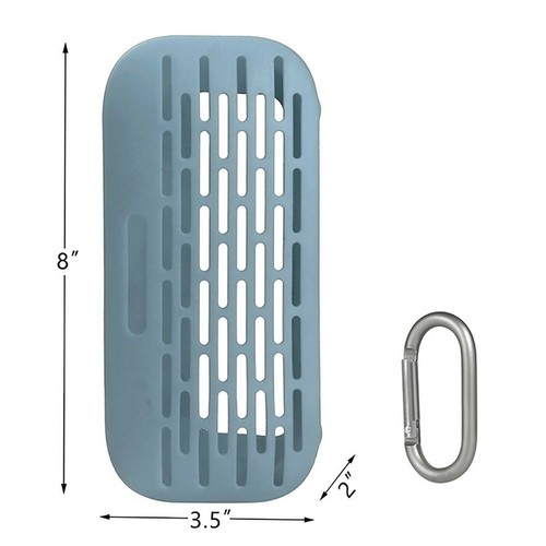 Red/Blue/White/Black Silicone Cover Case W/ Hook For Bose Soundlink Flex Speaker - Foto 25 di 26
