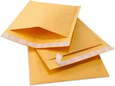 100 #3 8.5x14.5 Kraft Paper Bubble Padded Envelopes Mailers Case 8.5"x14.5
