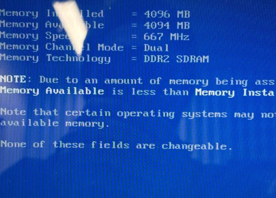 Dell Inspiron 1720 17" Laptop Pentium Dual 4GB RAM No HDD No OS Boot/BIOS H2600 - Image 4 of 4