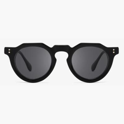Men Women Vintage Round Sunglasses Polarized UV 400 Acetate 