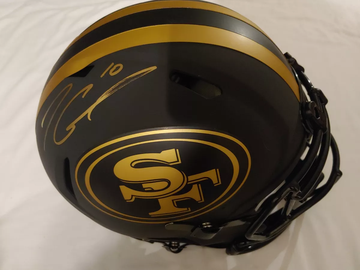 Jimmy garoppolo hotsell signed helmet