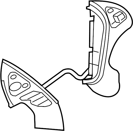 2014 2015 2016 Nissan Rogue Cruise Control Switch Steerign Wheel