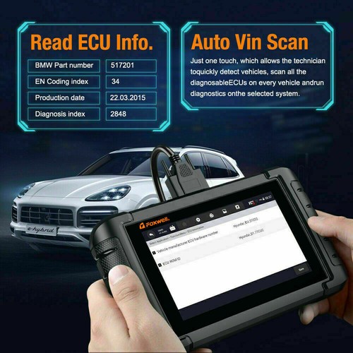 FOXWELL NT809 Bidirectional OBD2 Scanner All System ABS SRS DPF Oil Reset Tool - Picture 5 of 20